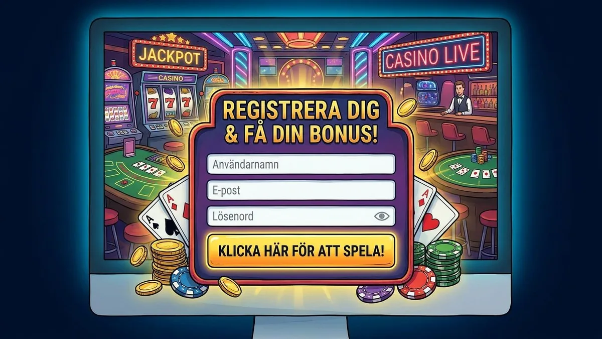 Registrera dig med bonus